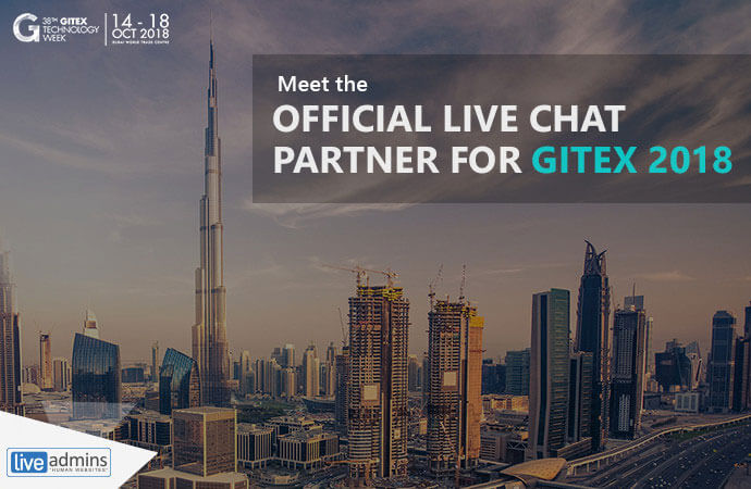 The Future Is Now: LiveAdmins is GITEX’s Official Live Chat Partner- 5th Year in a Row