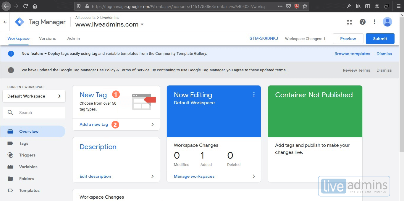 google tag manager