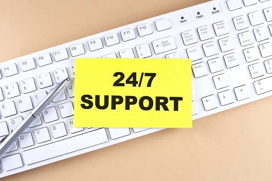 PROVIDE 24/7 CUSTOMER SUPPORT